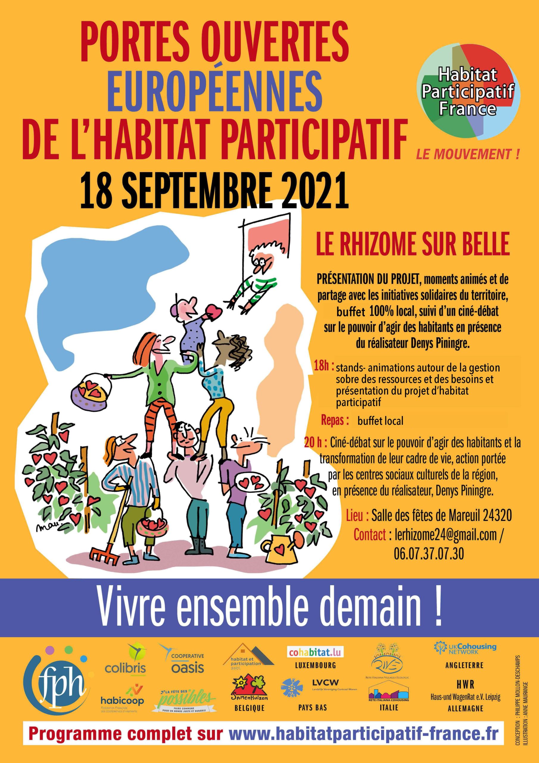 Portes Ouvertes des Habitats Participatifs en France, Mareuil vous accueille